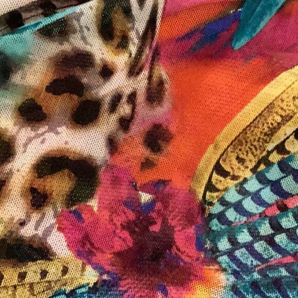 Kenneth Cole Reaction Multicolor swim coverup M - Picture 11 of 11